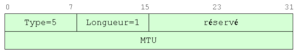 Figure 5-4 Format de l'option MTU